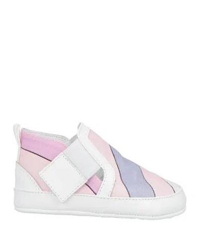 Pucci Babies'  Newborn Girl Newborn Shoes Pink Size 3 Textile Fibers