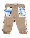 Pucci Newborn Girl Pants Camel Size 3 Cotton, Elastane In Beige