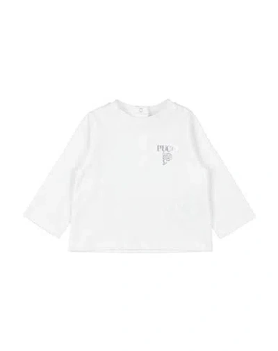 Pucci Babies'  Newborn Girl T-shirt White Size 3 Cotton