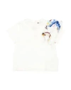 Pucci Newborn Girl T-shirt White Size 3 Cotton, Elastane In White