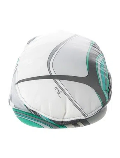 Pre-owned Pucci Newsboy Hat In Gray
