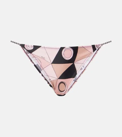 Pucci Occhi Bikini Bottoms In Sand