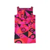 Pucci Fuchsia And Black Occhi-print Silk Twill Mini Dress In Pink