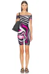 Pucci Off The Shoulder Romper In Multi
