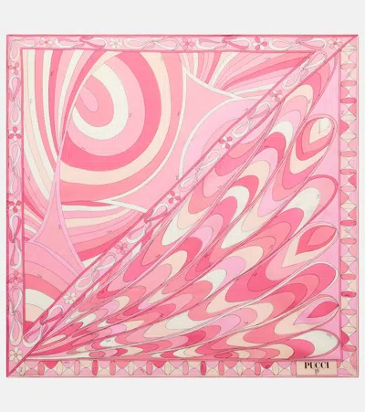 Pucci Onde Iride Silk Twill Scarf