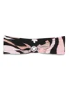 Pucci Marmo-print Strapless Bikini Top In Brown