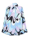 Pucci Onde-print Pocket Silk Shirt In Multi