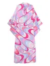 Pucci Onde-print Silk Dress In Multi