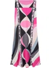 Pucci Knee Length And Midi Skirts In Black