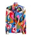 Pucci Onde-print Shirt In Multi