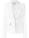 Pucci One Button Blazer In White