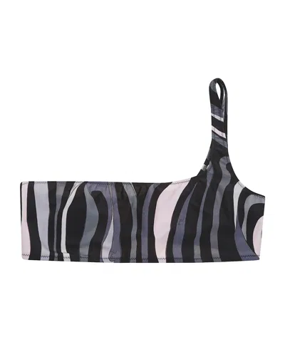 PUCCI ONE-SHOULDER BIKINI TOP