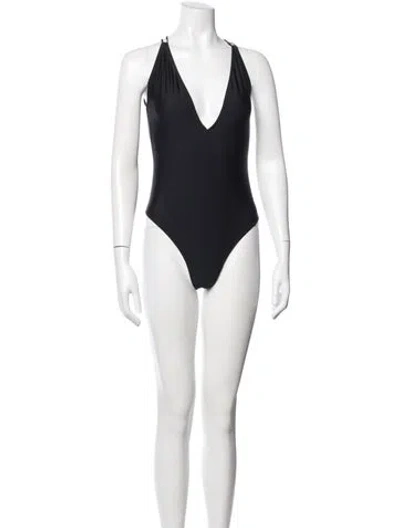 Pre-owned Pucci One-piece In Black