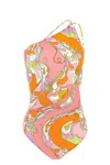 Pucci One-piece Swimsuit In Multi