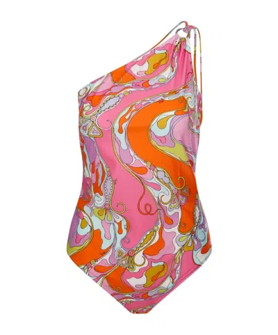 Pucci One-piece Swimsuit In Multi