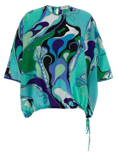 Pucci Multicolor Orchid Blouse