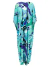 Pucci Women Orchidee Print Stretch Jersey Caftan In Multicolor