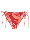 Pucci Orchidee-print Bikini Bottoms In Multicolour