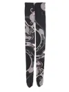 Pucci Orchid Print Tights In Black