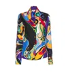 PUCCI ORCHIDEA PRINT SILK SHIRT