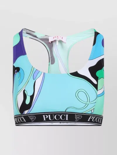 PUCCI ORCHIDEE BRA TANK TOP