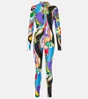 Pucci Orchidee Catsuit In Multicolor