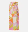 Pucci Orchidee Cotton Beach Cover-up In Multi