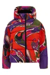 Pucci Abstract-print Puffer Jacket Clothing In Multi