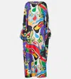 Pucci Orchidee Embellished Silk Kaftan In Multicolor