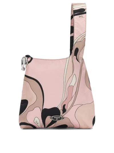 Pucci Small Orchidee Handbag In Pink