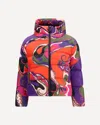 Pucci Orchidee Print Down Jacket In Multi