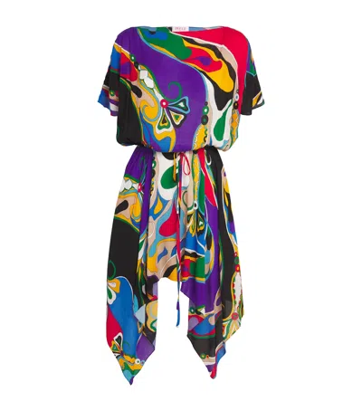 PUCCI ORCHIDEE PRINT MINI DRESS