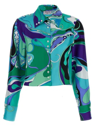 Pucci Orchidee Print Shirt