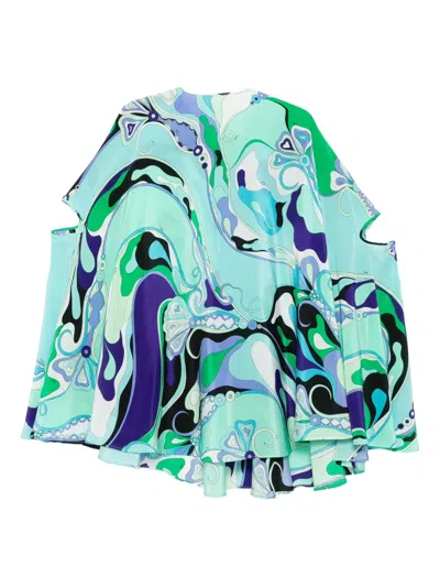 Pucci Orchidee-print Silk Dress
