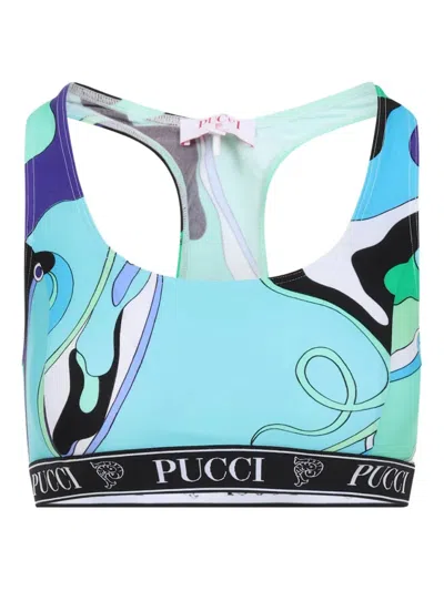 Pucci Orchidee-print Sports Bra