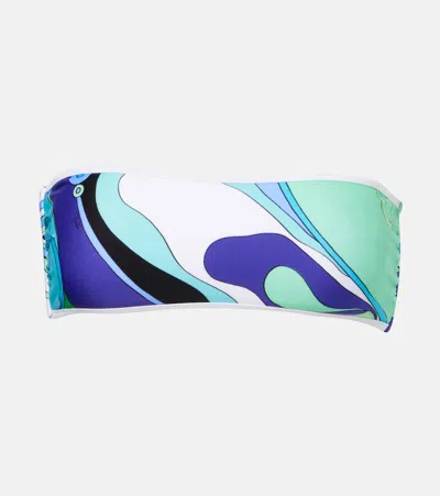 Pucci Orchidee Printed Bikini Top