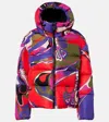 Pucci Abstract-print Puffer Jacket Clothing In Multi