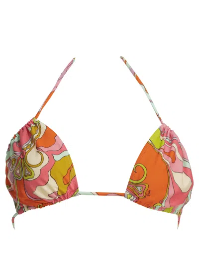 Pucci Orchidee Swimwear Multicolor In Animal Print