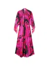 Pucci Orchidee-print Cotton Kaftan In Multi