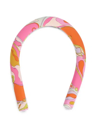 Pucci Orchidee-print Pool Tube In Pink
