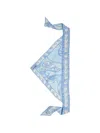 Pucci Orchidee-print Silk Triangle Scarf In Multi