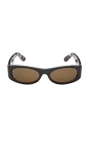 Pucci Oval Sunglasses In Brown