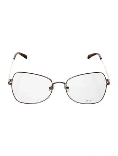 Pre-owned Pucci Oversize Eyeglasses In Pink