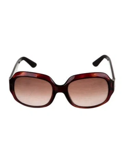 Pre-owned Pucci Oversize Gradient Sunglasses In Brown