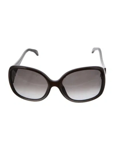 Pre-owned Pucci Oversize Gradient Sunglasses In Gray