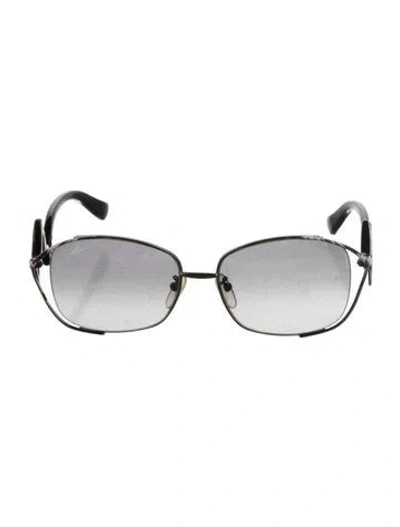 Pre-owned Pucci Oversize Gradient Sunglasses In Gray