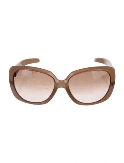Pre-owned Pucci Oversize Gradient Sunglasses In Neutrals