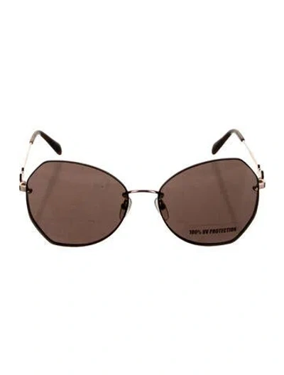 Pre-owned Pucci Oversize Tinted Sunglasses In Brown