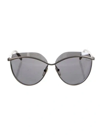 Pre-owned Pucci Oversize Tinted Sunglasses In Red