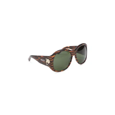 Pucci Oversized Brown Acetate Sunglasses